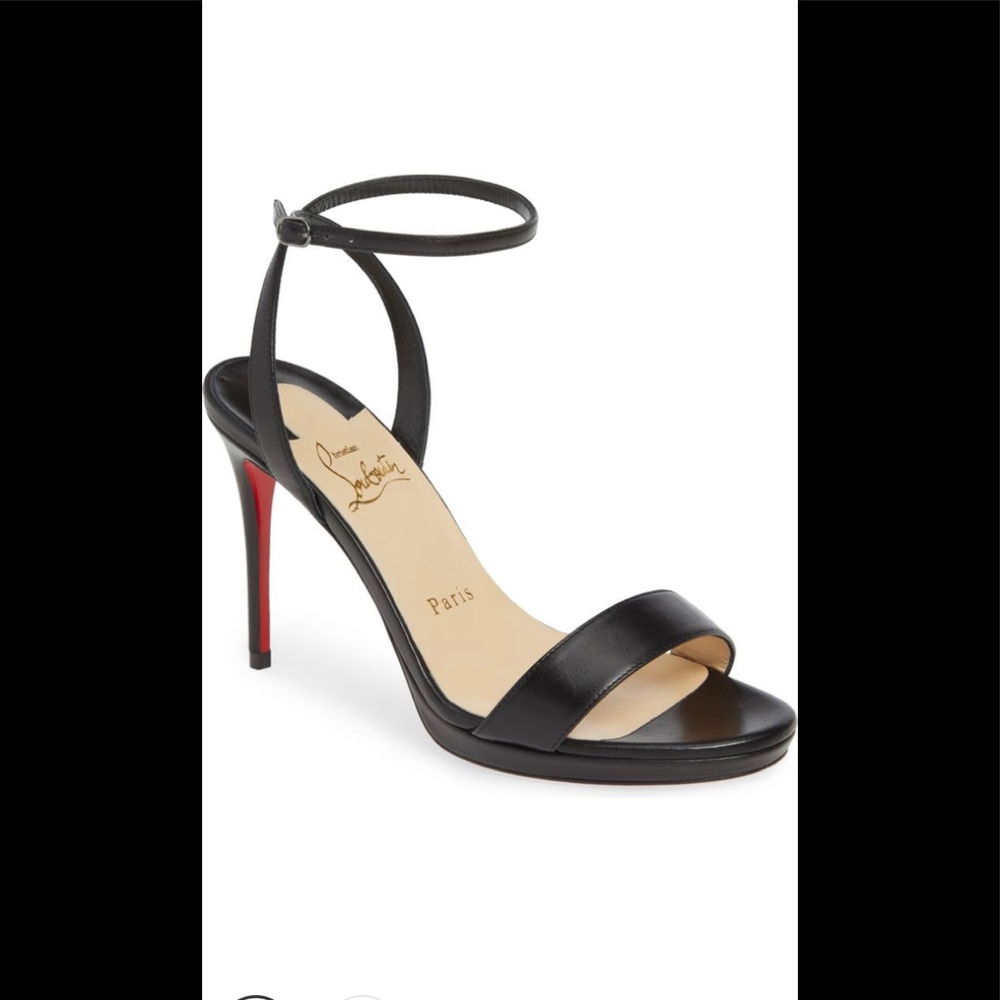 Christian Louboutin Loubi Queen Ankle Strap Sandal